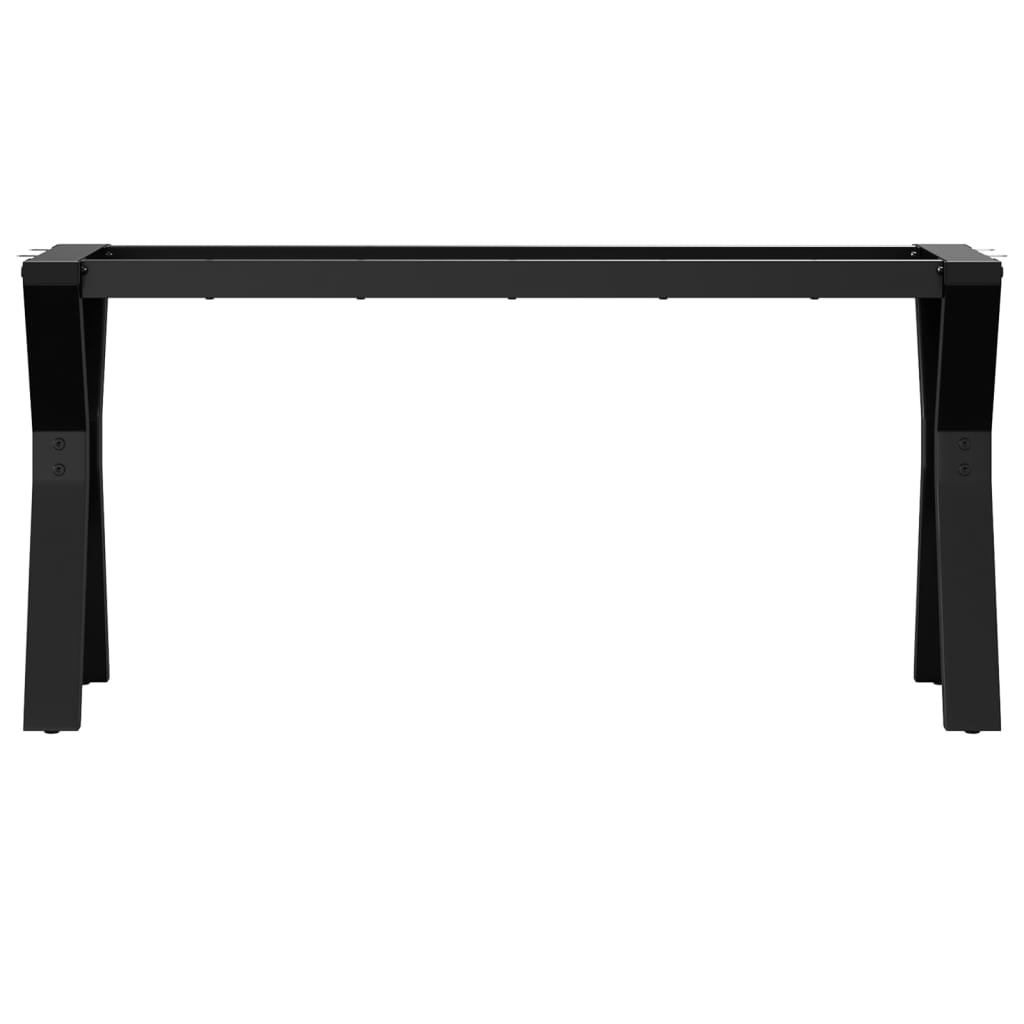 Telaio Gambe a Y per Tavolino da Salotto 90x30x43 cm in Acciaio