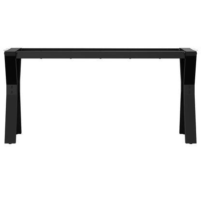 Telaio Gambe a Y per Tavolino da Salotto 90x30x43 cm in Acciaio