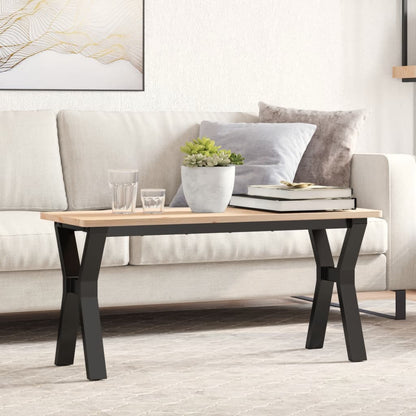 Telaio Gambe a Y per Tavolino da Salotto 90x30x43 cm in Acciaio