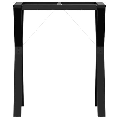Telaio Gambe a Y per Tavolo da Pranzo 60x40x73 cm in Acciaio