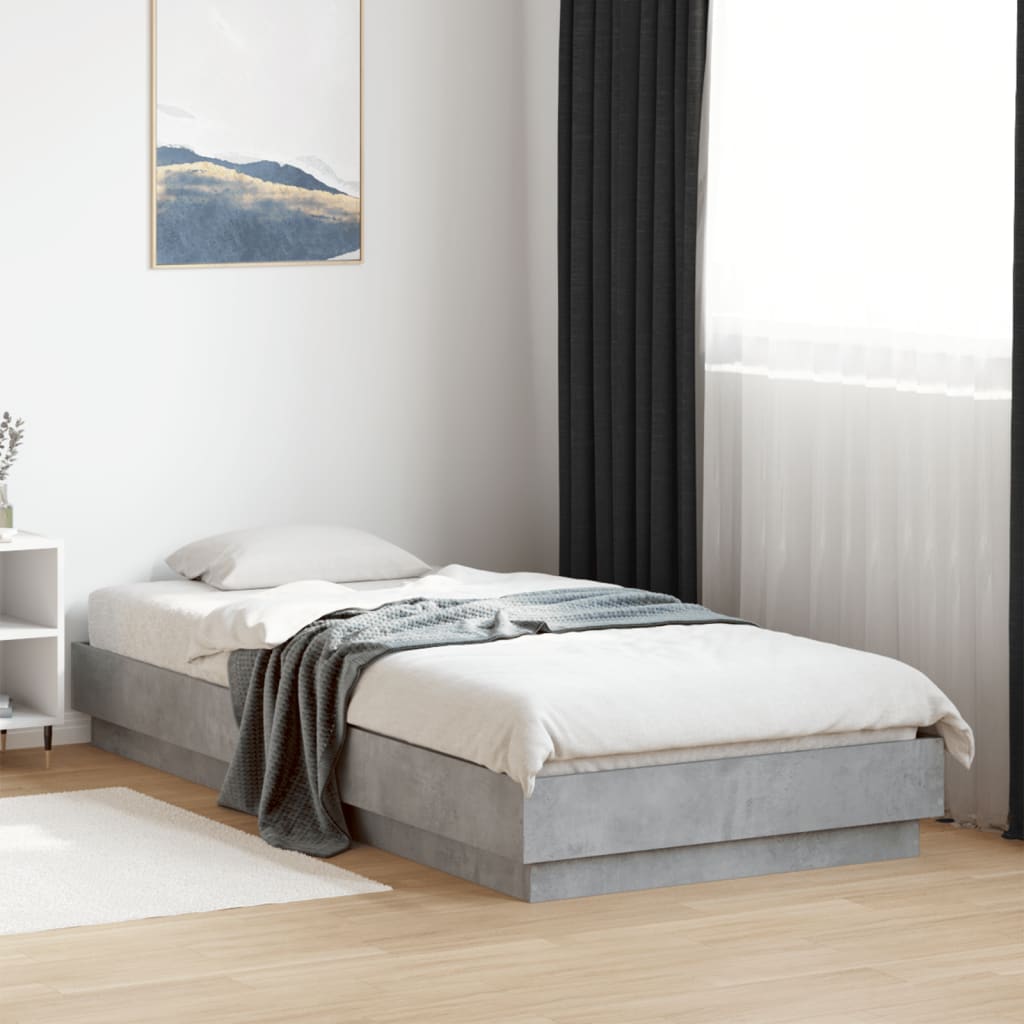 Giroletto con LED Grigio Cemento 100x200 cm