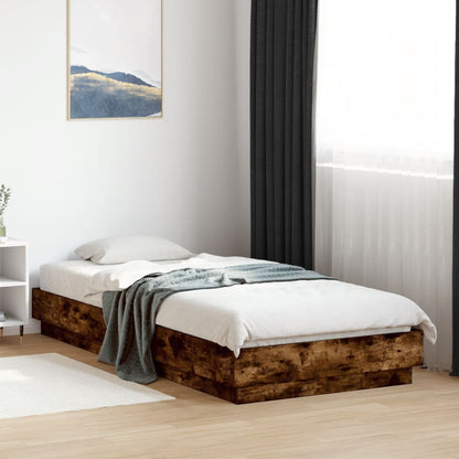 Giroletto con LED Rovere Fumo 100x200 cm