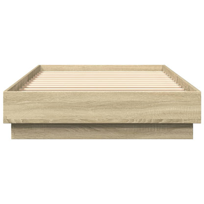 Giroletto senza Materasso Rovere Sonoma 100x200cm in Truciolato