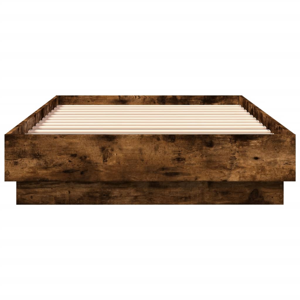 Giroletto senza Materasso Rovere Fumo 100x200 cm in Truciolato