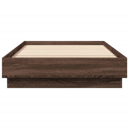 Giroletto senza Materasso Rovere Marrone 100x200 cm Truciolato