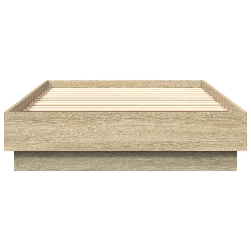 Giroletto senza Materasso Rovere Sonoma 90x190 cm in Truciolato