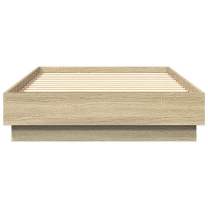 Giroletto senza Materasso Rovere Sonoma 90x190 cm in Truciolato