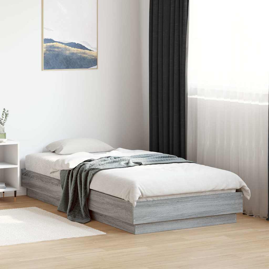 Giroletto Grigio Sonoma 90x190 cm in Legno Multistrato