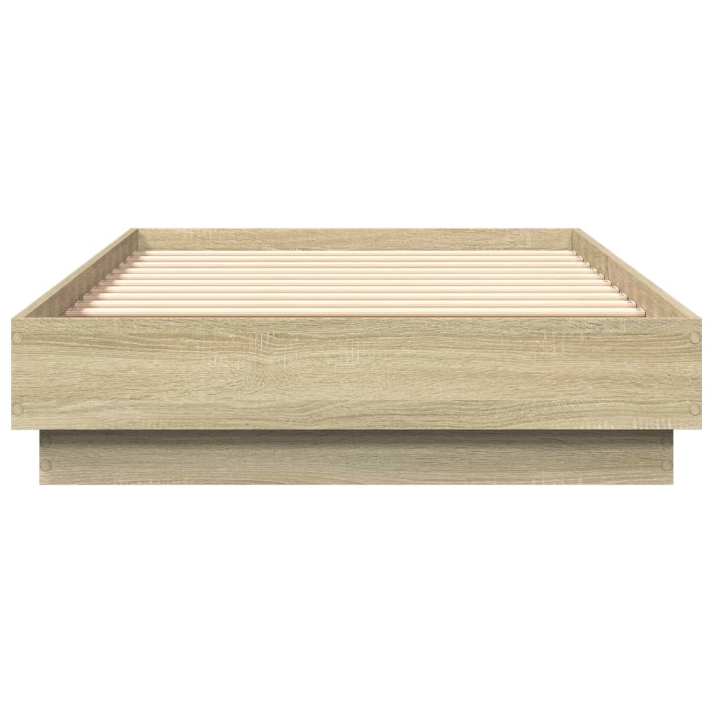 Giroletto senza Materasso Rovere Sonoma 75x190 cm in Truciolato