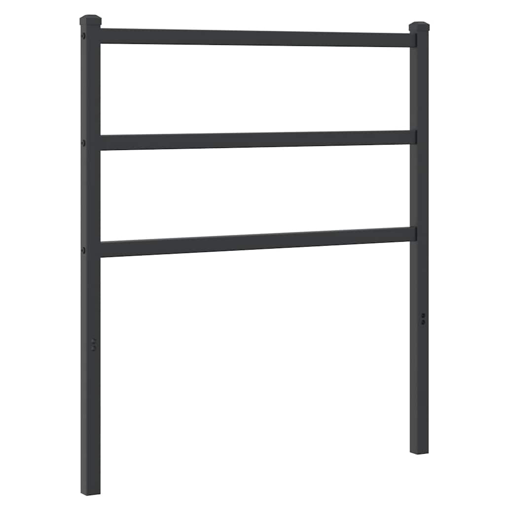 Testiera di Ricambio in Metallo Nero 75 cm