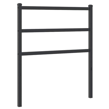 Testiera di Ricambio in Metallo Nero 75 cm