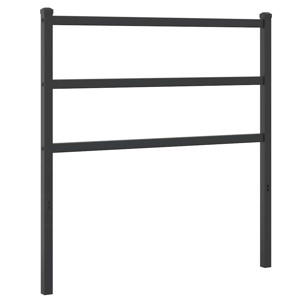 Testiera di Ricambio in Metallo Nero 90 cm