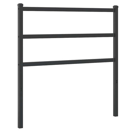 Testiera di Ricambio in Metallo Nero 90 cm