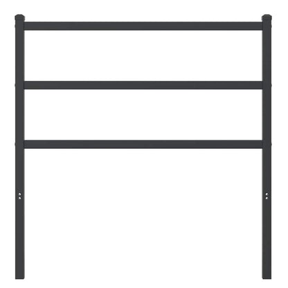 Testiera di Ricambio in Metallo Nero 90 cm