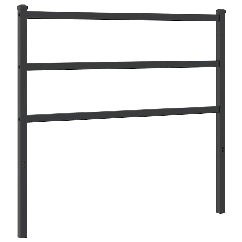 Testiera di Ricambio in Metallo Nero 100 cm