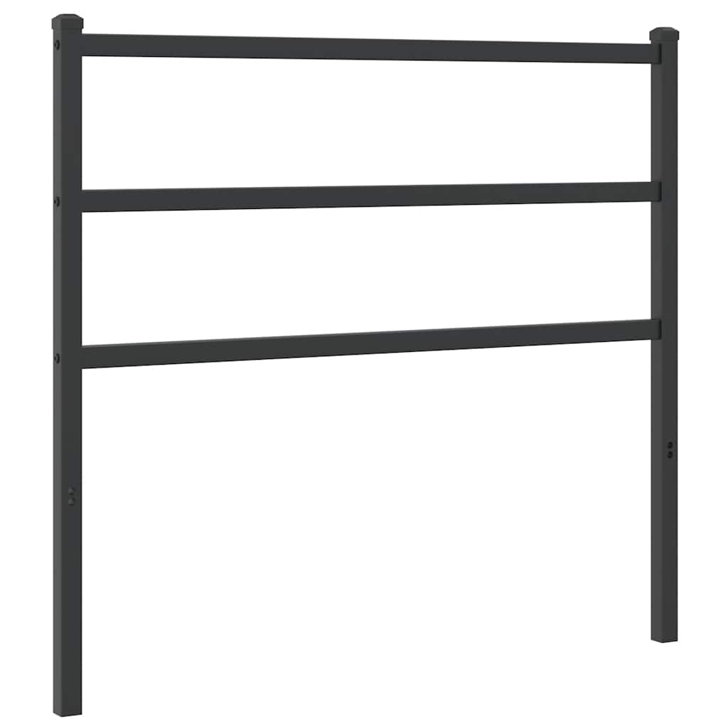 Testiera di Ricambio in Metallo Nero 107 cm