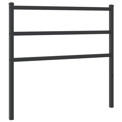 Testiera di Ricambio in Metallo Nero 107 cm