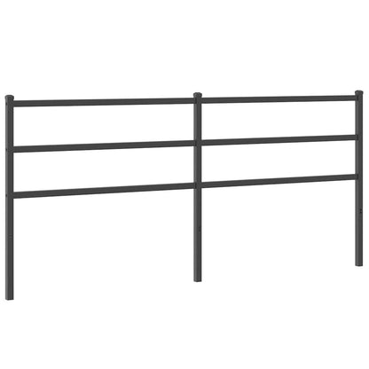 Testiera di Ricambio in Metallo Nero 180 cm