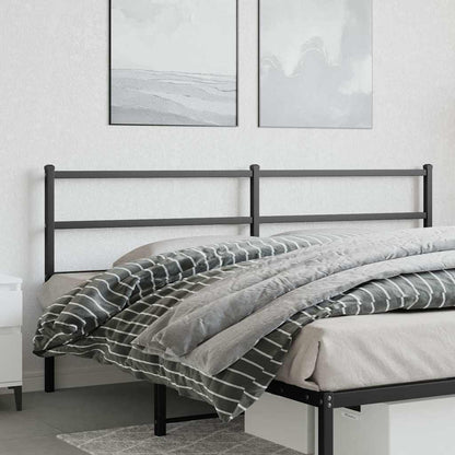 Testiera di Ricambio in Metallo Nero 180 cm