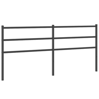 Testiera di Ricambio in Metallo Nero 193 cm