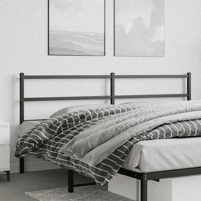 Testiera di Ricambio in Metallo Nero 193 cm
