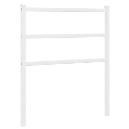 Testiera di Ricambio in Metallo Bianco 80 cm