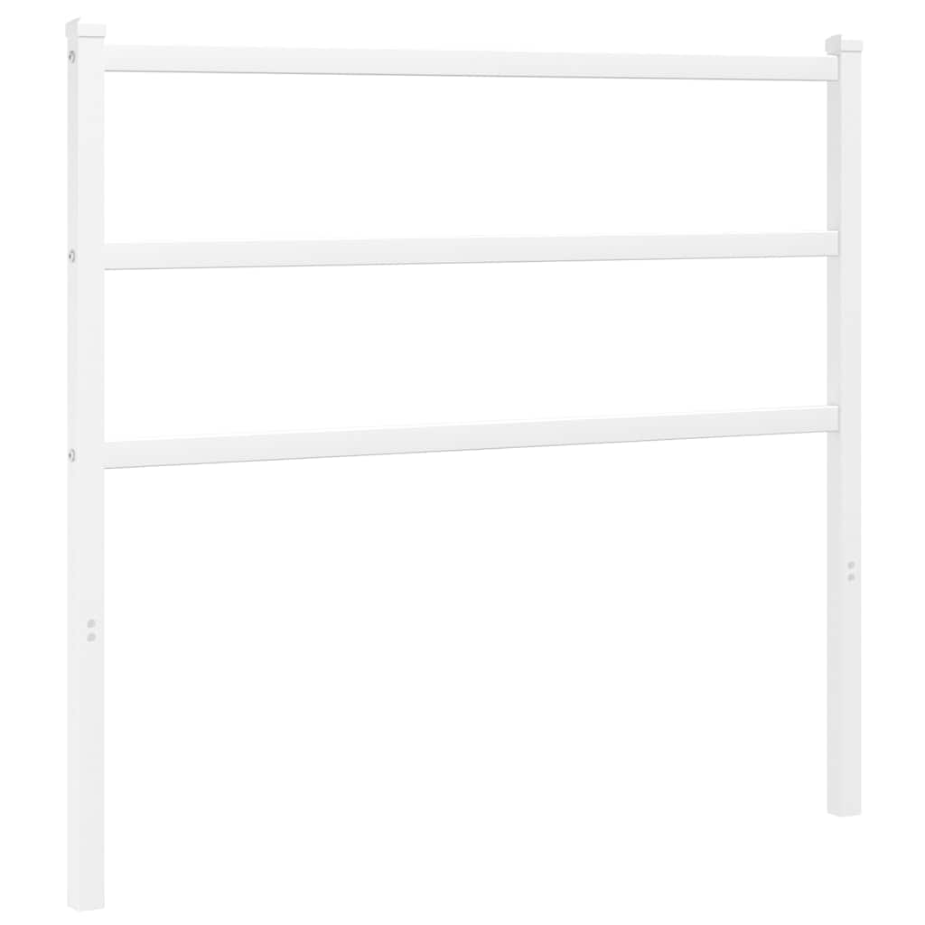 Testiera di Ricambio in Metallo Bianco 107 cm