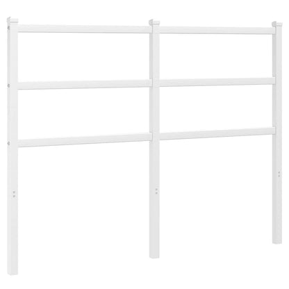 Testiera di Ricambio in Metallo Bianco 120 cm