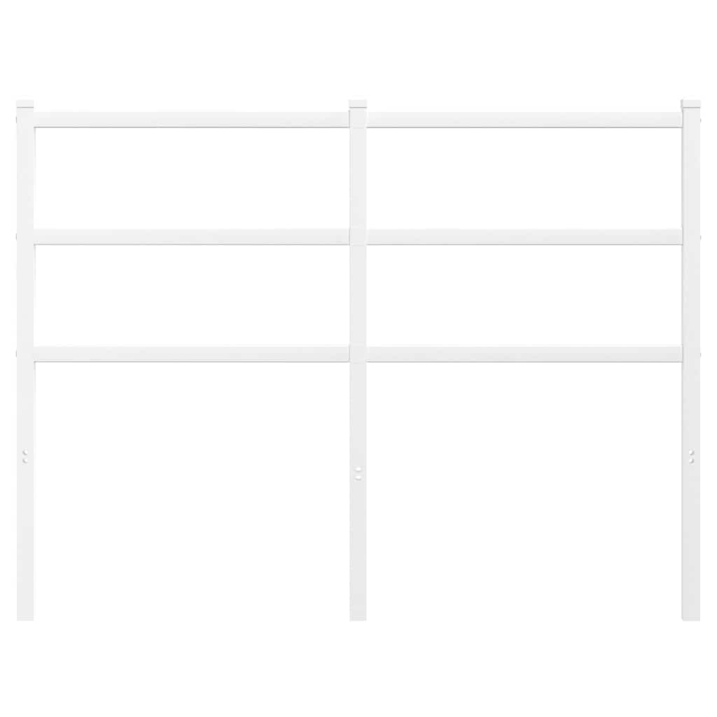 Testiera di Ricambio in Metallo Bianco 120 cm