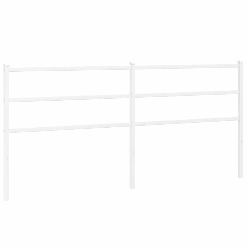 Testiera di Ricambio in Metallo Bianco 180 cm