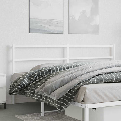 Testiera di Ricambio in Metallo Bianco 193 cm