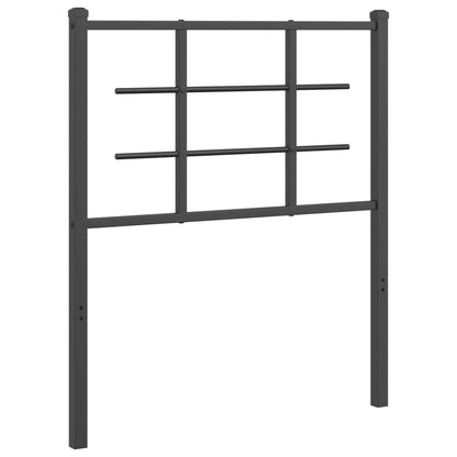 Testiera di Ricambio in Metallo Nero 75 cm
