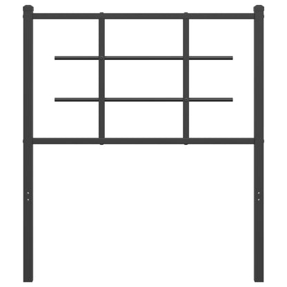 Testiera di Ricambio in Metallo Nero 75 cm