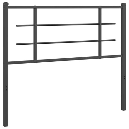 Testiera di Ricambio in Metallo Nero 107 cm