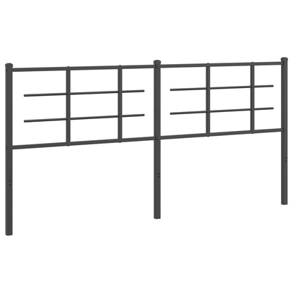 Testiera di Ricambio in Metallo Nero 180 cm