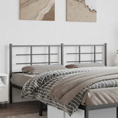 Testiera di Ricambio in Metallo Nero 180 cm