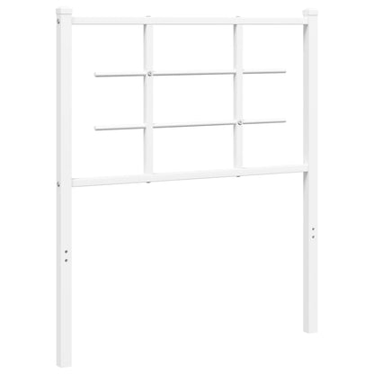 Testiera di Ricambio in Metallo Bianco 75 cm