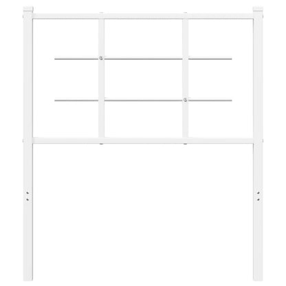 Testiera di Ricambio in Metallo Bianco 75 cm