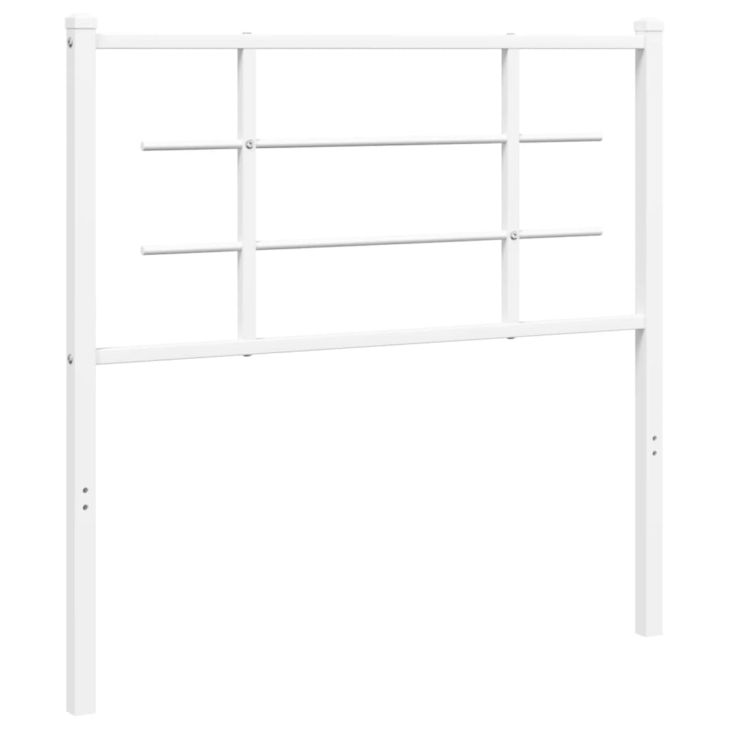 Testiera di Ricambio in Metallo Bianco 100 cm