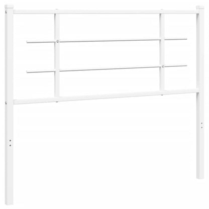 Testiera di Ricambio in Metallo Bianco 107 cm