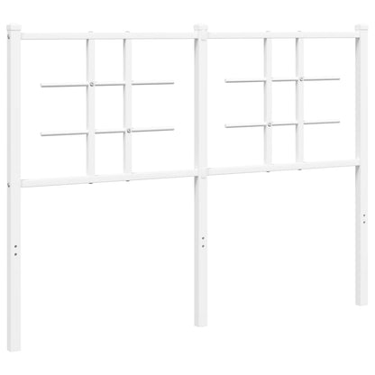 Testiera di Ricambio in Metallo Bianco 120 cm