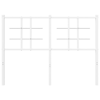 Testiera di Ricambio in Metallo Bianco 120 cm
