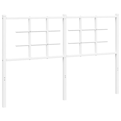 Testiera di Ricambio in Metallo Bianco 135 cm
