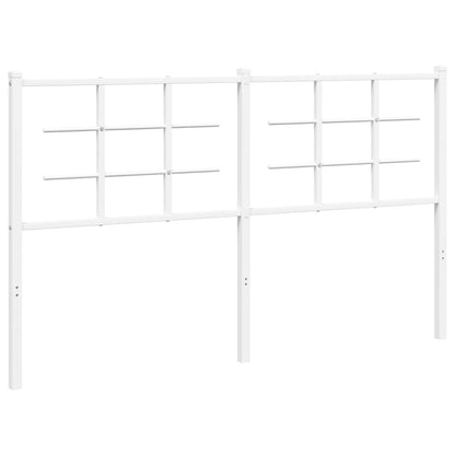 Testiera di Ricambio in Metallo Bianco 150 cm