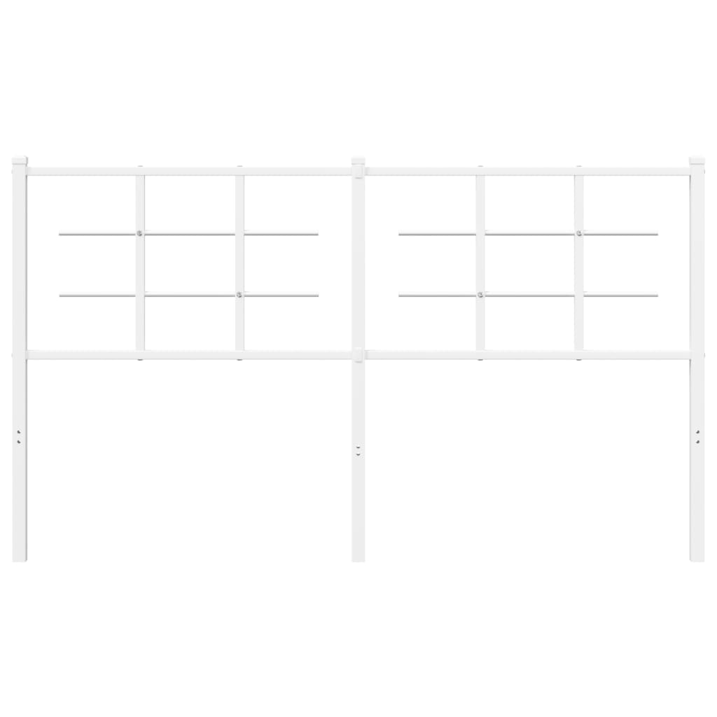 Testiera di Ricambio in Metallo Bianco 150 cm