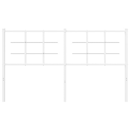 Testiera di Ricambio in Metallo Bianco 150 cm