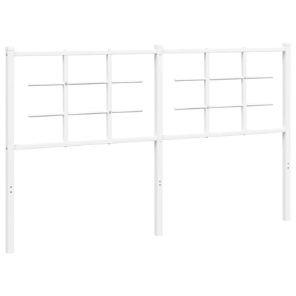 Testiera di Ricambio in Metallo Bianco 160 cm