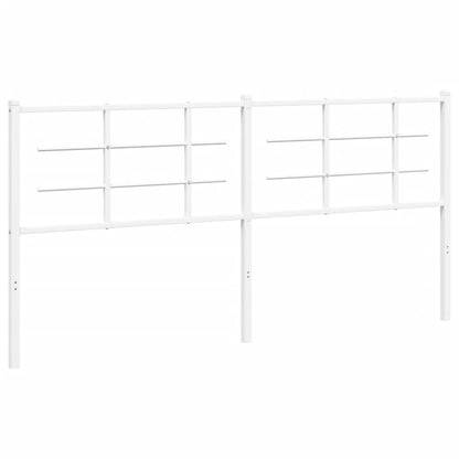 Testiera di Ricambio in Metallo Bianco 180 cm