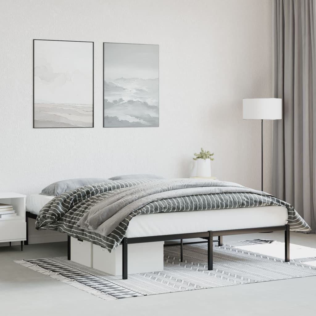 Giroletto in Metallo Nero 150x200 cm