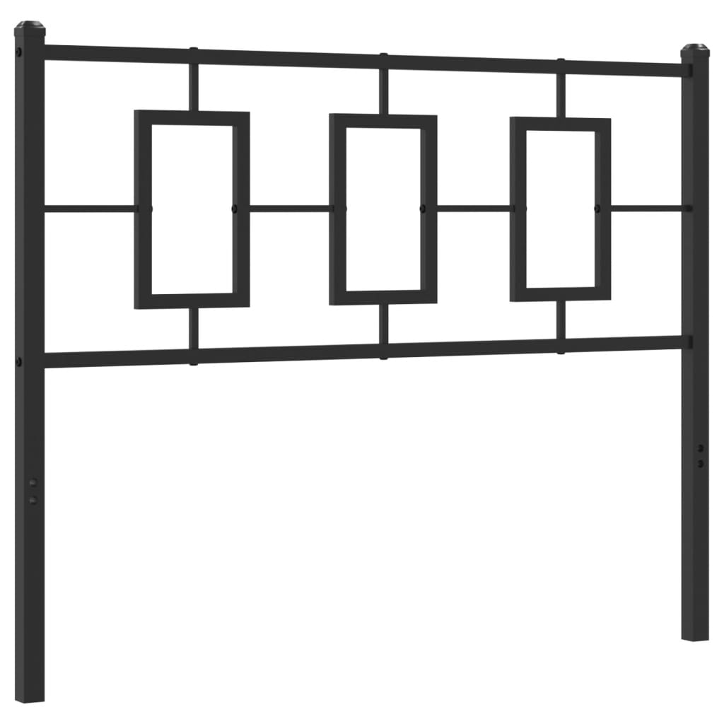 Testiera di Ricambio in Metallo Nero 107 cm